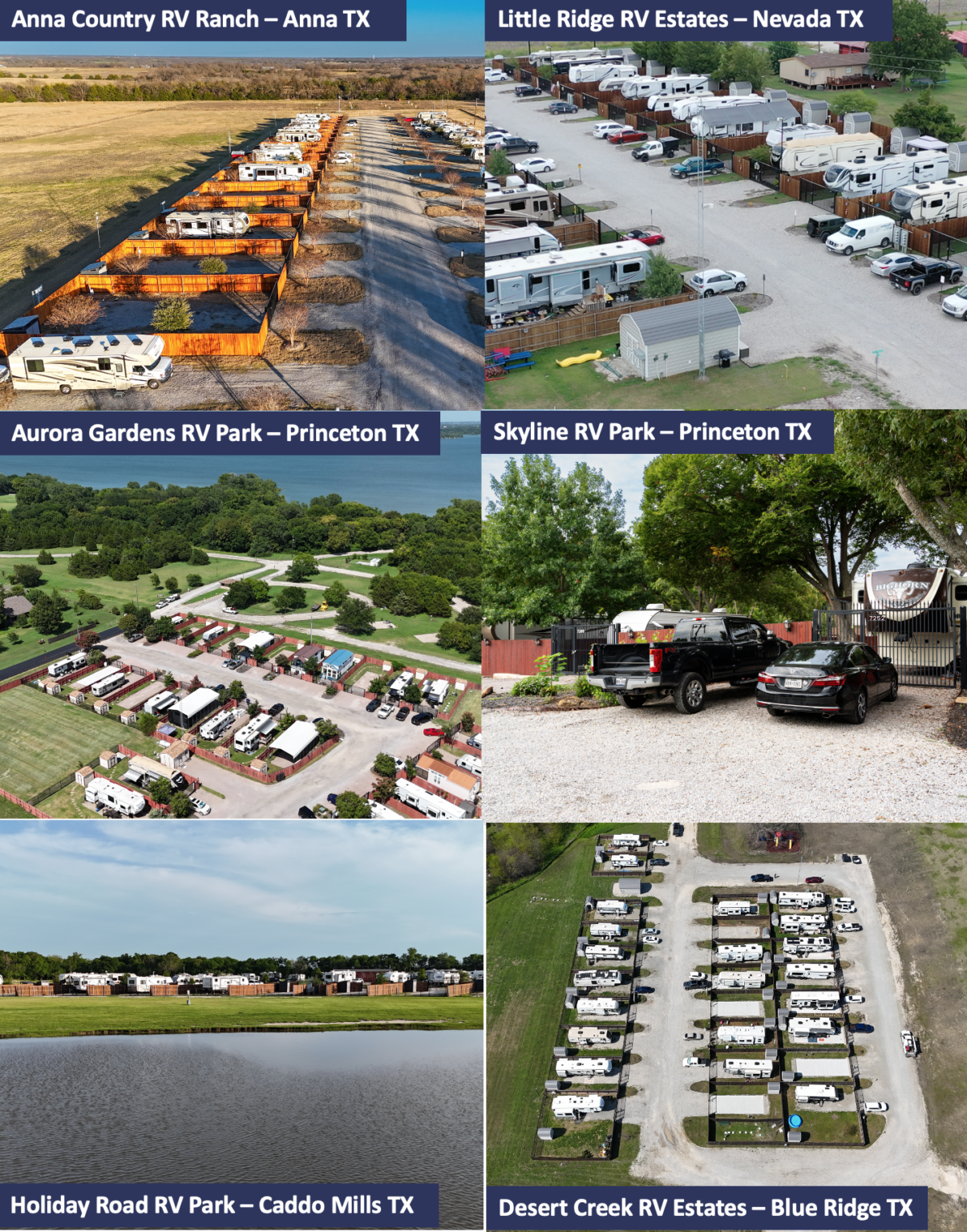 Best RV Park near Caddo Mills TX | Holiday Road RV Park