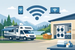 Choosing an RV Park With WiFi and Laundry