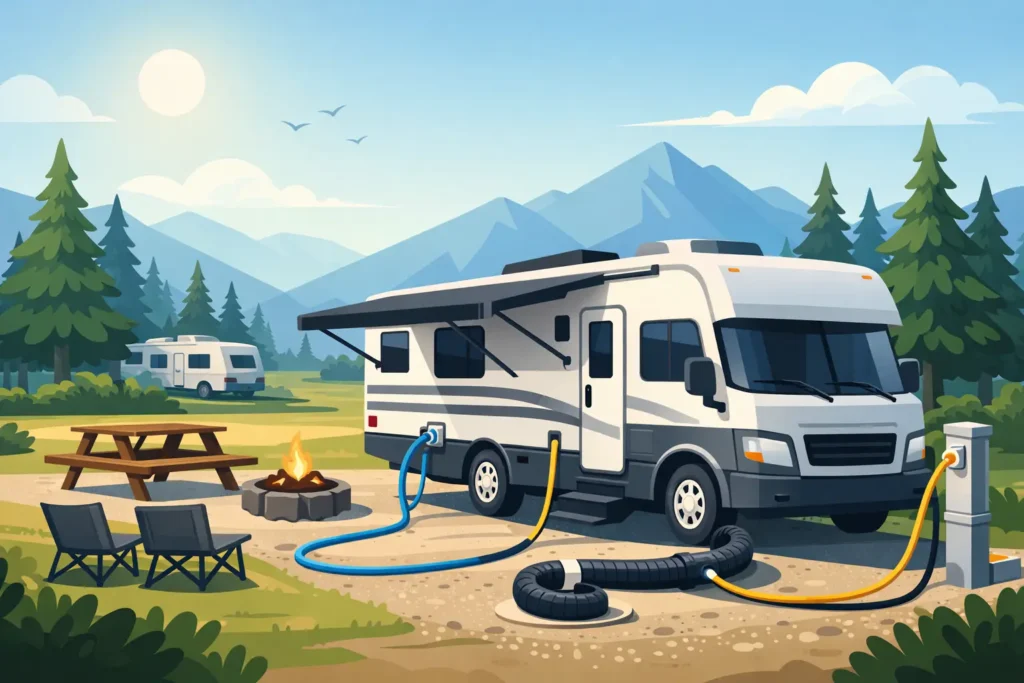 Guide to Full Hookup RV Camping